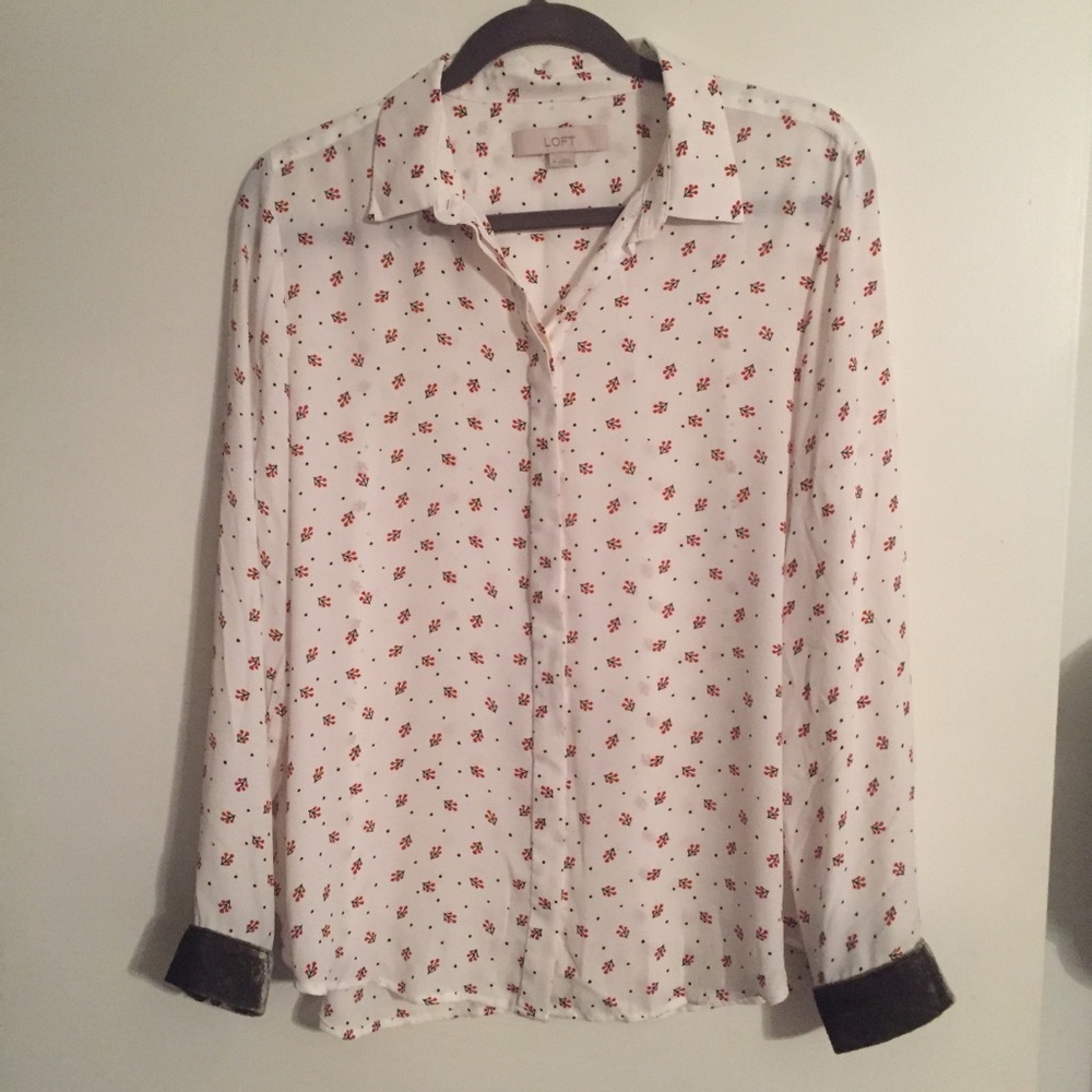 Loft ladies blouse size Med